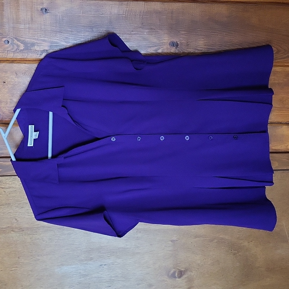 Purple Short sleeved blouse